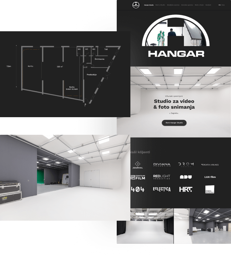 Media · Build from scratch / Hangar Studio