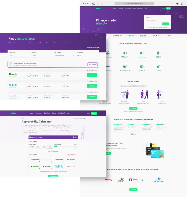 Fintech · Build from scratch / Engine by MoneyLion