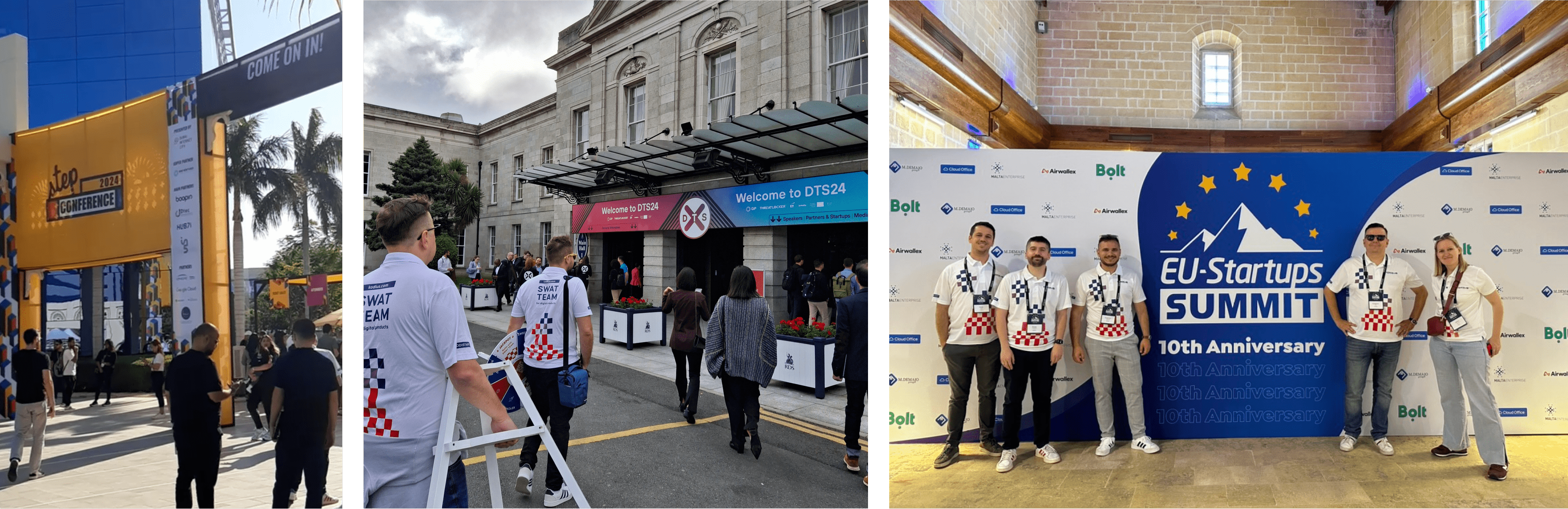 Kodius team entering IT conferences